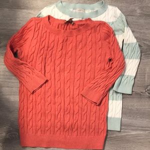 Loft set of sweaters